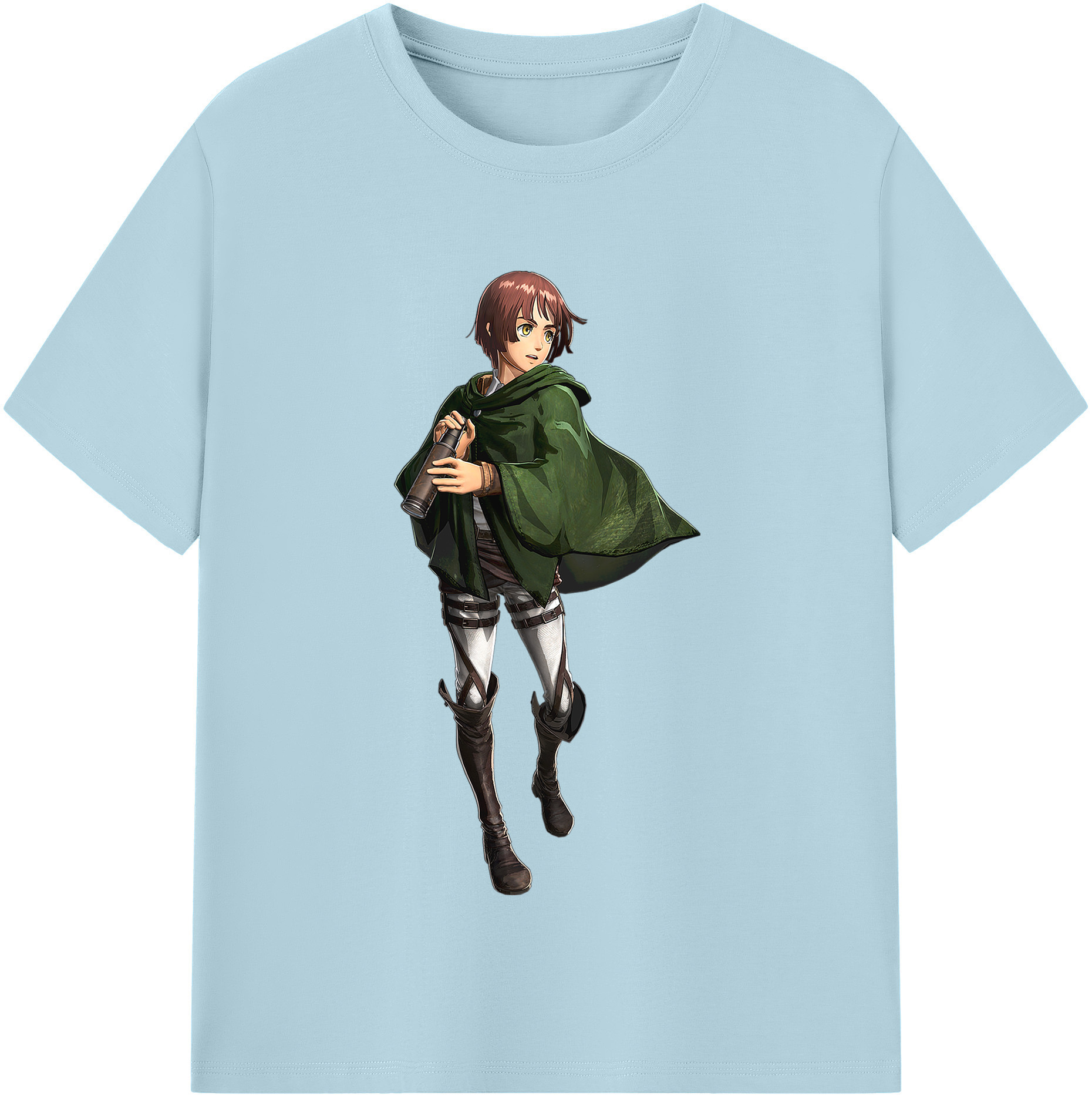 （画像用） 進撃の巨人 Attack on Titan 綿100％半袖Tシャツ（フロントプリント）
